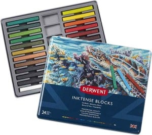 DERWENT Inktense blocks 24 kolorów