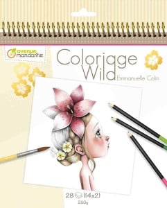 Coloriage Wild by Emanuelle Colin 20x20 14 wzorów x2 - kolorowanki zaawansowane 28 ark