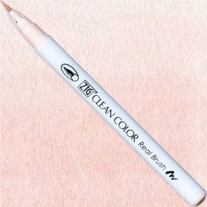 Clean Color Real Brush PALE PINK  028 - pisak pędzelkowy