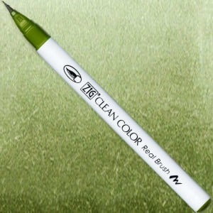 Clean Color Real Brush OLIVE GREEN  043 - pisak pędzelkowy