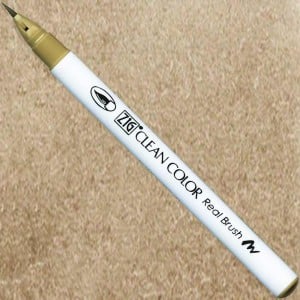 Clean Color Real Brush BRICK BEIGE  075 - pisak pędzelkowy