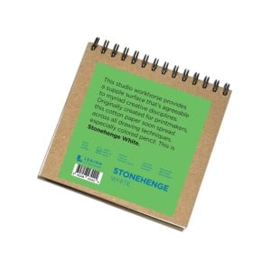 Stonehenge White 100% cotton 250g 32ark - blok artystyczny na spirali