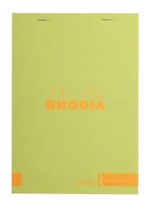 Notatynik Rhodia coloR Limonka 90g 70 str. - linia, szyty grzbiet