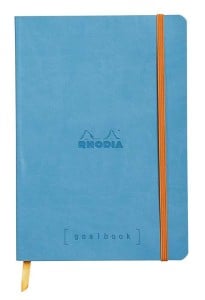 Notes Rhodiarama Soft Cover 90g 160str. Turquoise - kropka