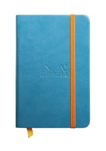 Notes Rhodiarama Hard Cover 90g 192str. Turquoise - gładki