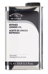 W&N Rafined Linseed Oil - olej lniany Rafinowany