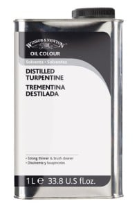 W&N Destiled Terpentine - rozpuszczalnik Terpentyna Destylowana