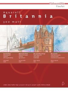 Britania Aquarell Paper 300g Matt/CP12 ark - blok akwarelowy
