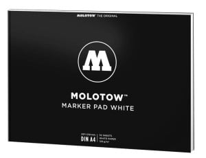 Molotow Marper Pad White 120g 32 ark - blok do markerów