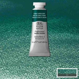 185 Cobalt Green Deep, akwarela Professional W&N