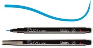 Touch Liner Brush BLUE - pisak pędzelkowy