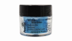 Jacquard Pearl Ex Duo Blue-Green #681 - pigment w pudrze