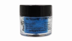 Jacquard Pearl Ex Turquoise #686 - pigment w pudrze