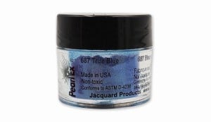 Jacquard Pearl Ex True Blue #687 - pigment w pudrze