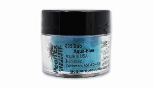 Jacquard Pearl Ex Duo Aqua-Blue #695 - pigment w pudrze