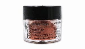 Jacquard Pearl Ex Hot Copper #697 - pigment w pudrze