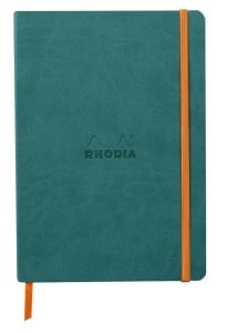 Notes Rhodiarama Soft Cover 90g 160str. Peacock - linia