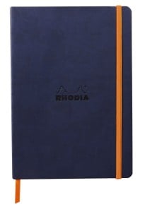 Notes Rhodiarama Soft Cover 90g 160str. Midnight - linia