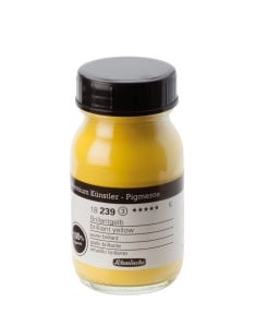 Schmincke Pure Artists' Pigments 239 Brilliant Yellow 100ml - pigment artystyczny sypki