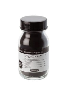 Schmincke Pure Artists' Pigments 723 Ivory Black 100ml - pigment artystyczny sypki