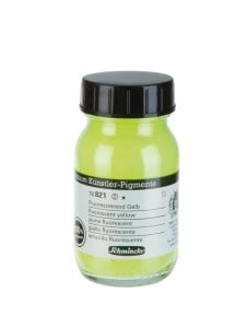 Schmincke Pure Artists' Pigments 821 Fluorescent Yellow 100ml - pigment artystyczny sypki