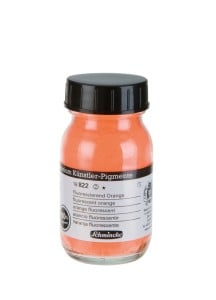 Schmincke Pure Artists' Pigments 822 Fluorescent Orange 100ml - pigment artystyczny sypki