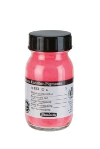 Schmincke Pure Artists' Pigments 823 Fluorescent Red 100ml - pigment artystyczny sypki