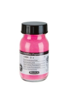 Schmincke Pure Artists' Pigments 824 Fluorescent Pink 100ml - pigment artystyczny sypki
