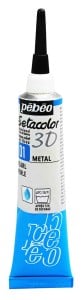 Pebeo Setacolor 3D METAL PEARL 20ml - konturówka do tkanin