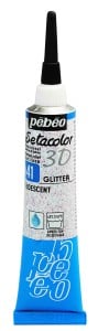 Pebeo Setacolor 3D GLITTER IRIDESCENT 20ml - konturówka do tkanin