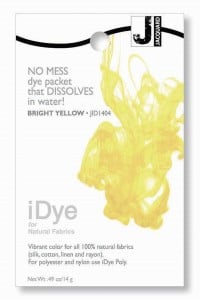 iDye for Natural Fabrics 14g BRIGHT YELLOW - barwnik do tkanin naturalnych