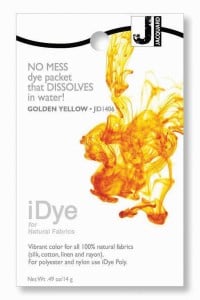 iDye for Natural Fabrics 14g GOLDEN YELLOW - barwnik do tkanin naturalnych