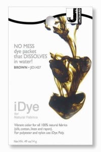 iDye for Natural Fabrics 14g BROWN - barwnik do tkanin naturalnych