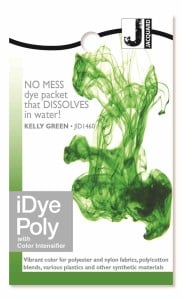 iDye POLY 14g KELLY GREEN - barwnik do tkanin syntetycznych