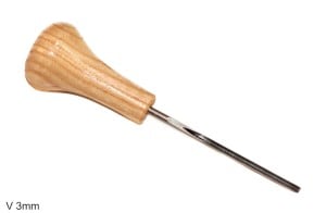 Dłuto graficzne 101 kątowe 60° 3mm - dłuto do linorytu i drzeworytu