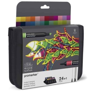 ProMarker Student Designer Set - komplet 24 markerów + etui