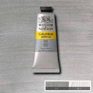 617 Silver, farba akrylowa Galeria W&N