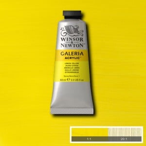 346 Lemon Yellow, farba akrylowa Galeria W&N