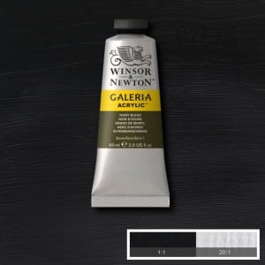 331 Ivory Black, farba akrylowa Galeria W&N