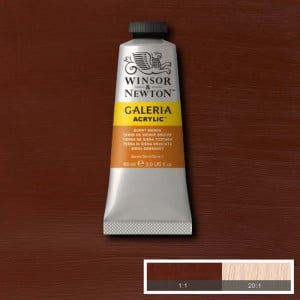 074 Burnt Sienna, farba akrylowa Galeria W&N