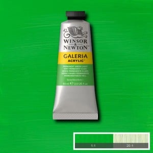483 Permanent Green Light, farba akrylowa Galeria W&N