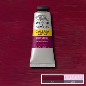 488 Permanent Magenta, farba akrylowa Galeria W&N