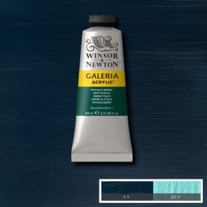 522 Phthalo Green, farba akrylowa Galeria W&N