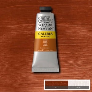 214 Copper, farba akrylowa Galeria W&N