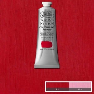 W&N farba akrylowa Professional Naphthol Red Medium