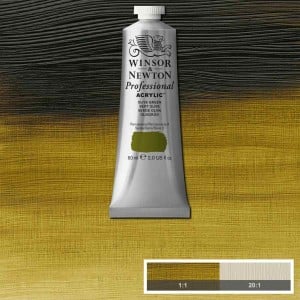 W&N farba akrylowa Professional Olive Green