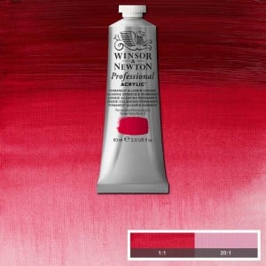W&N farba akrylowa Professional Permanent Alizarin Crimson