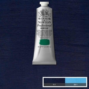 W&N farba akrylowa Professional Phthalo Blue Green Shade