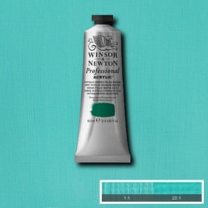W&N farba akrylowa Professional Phthalo Green (Blue Shade)