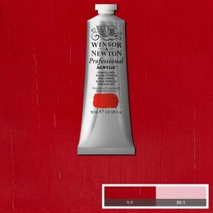 W&N farba akrylowa Professional Pyrrole Red